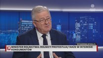 Siekierski w "Gościu Wydarzeń" o protestach rolników: Trzeba wsłuchać się w ich głos