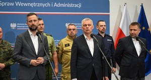 Siemoniak na chwilę przed nawałnicą. Mówił o najbliższych godzinach