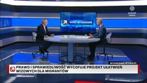 Sienkiewicz w "Gościu Wydarzeń": Kaczyński rozpętał wojnę z UE o 1700 osób  