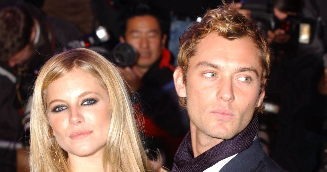 Sienna Miller i Jude Law na premierze filmu "Alfie" /Rune Hellestad - Corbis / Contributor /Getty Images