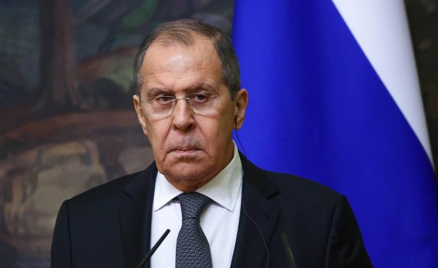 Siergiej Ławrow przemawia, dyplomaci wychodzą 