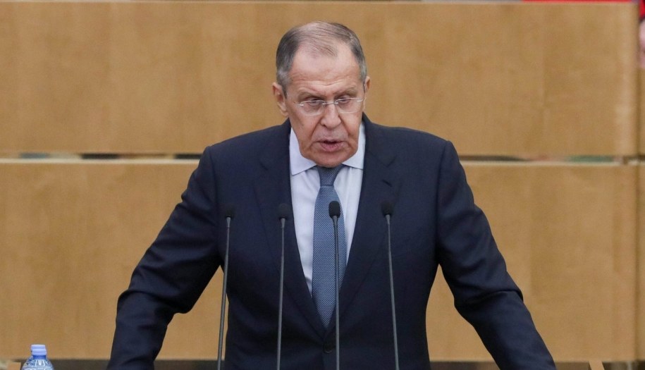 Siergiej Ławrow /RUSSIAN STATE DUMA PRESS SERVICE HANDOUT /PAP/EPA
