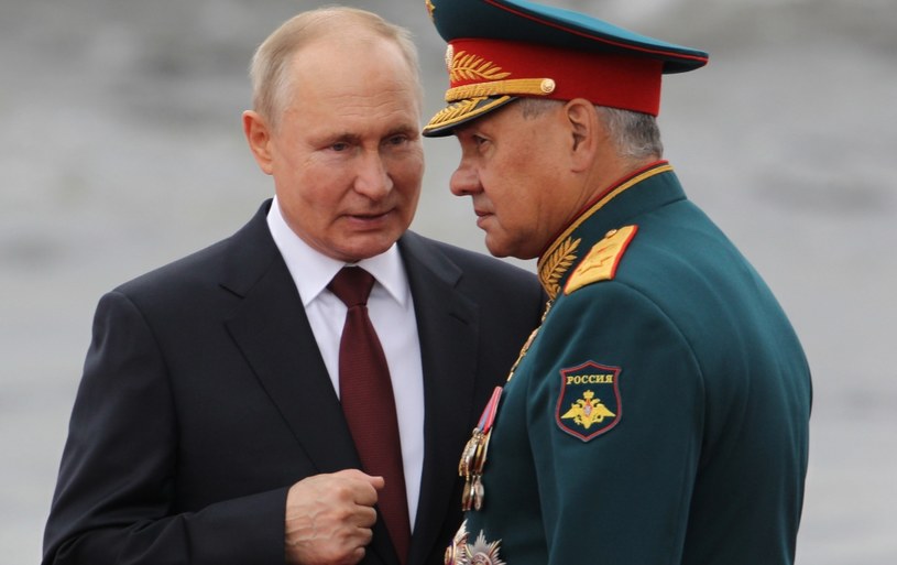Siergiej Szojgu i Władimir Putin /Mikhail Svetlov / Contributor /Getty Images