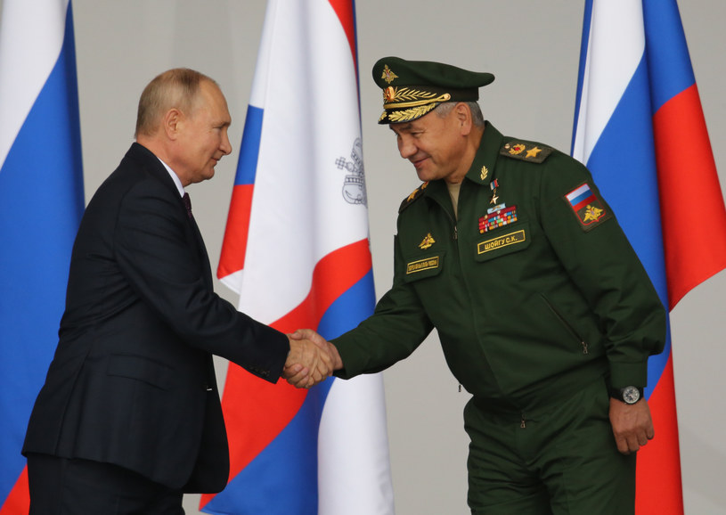 Siergiej Szojgu z Władimirem Putinem /Getty Images