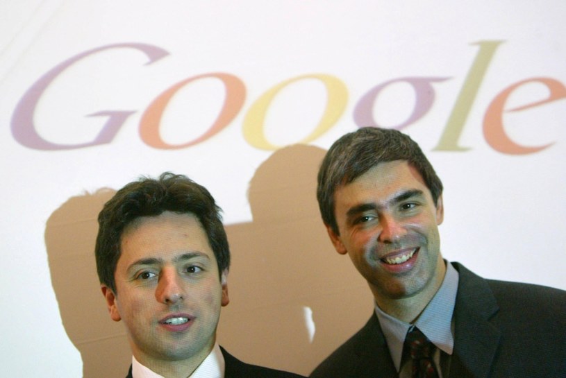 Siergiejem Brin (z lewej) i Larry Page - założyciele Google /AFP