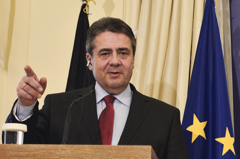 Sigmar Gabriel, minister spraw zagranicznych Niemiec /LOUISA GOULIAMAKI /AFP