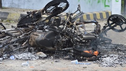 Siła uderzenia była tak duża, że motocykl spłonął. Tragedia w Lubuskiem