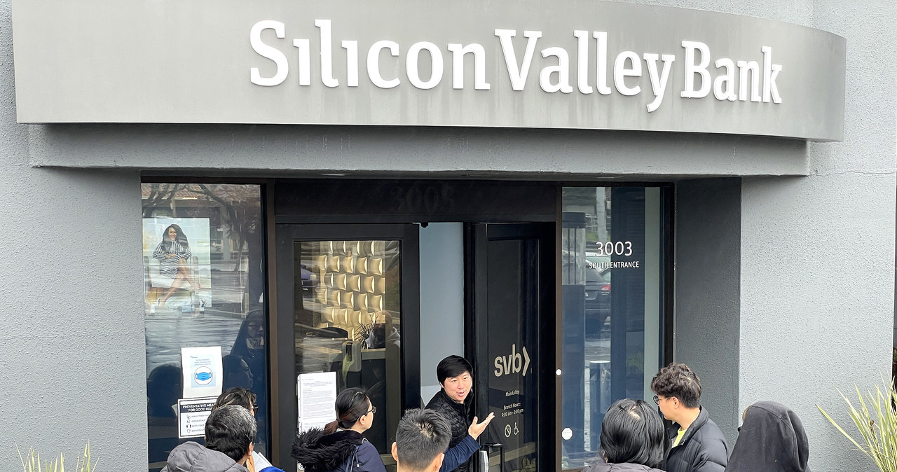 Silicon Valley Bank pierwszą ofiarą nowego, globalnego, systemowego kryzysu w sektorze bankowym. /JUSTIN SULLIVAN / Getty Images /AFP