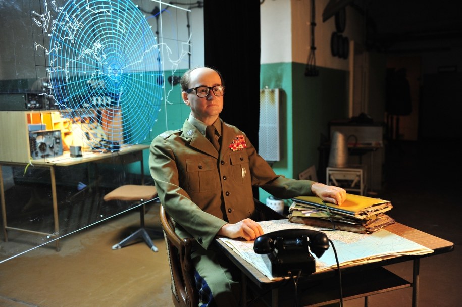 Silikonowa figura przedstawiająca gen. Wojciecha Jaruzelskieg w Podziemnym Mieście na wyspie Wolin w Świnoujściu /Marcin Bielecki   (PAP) /PAP