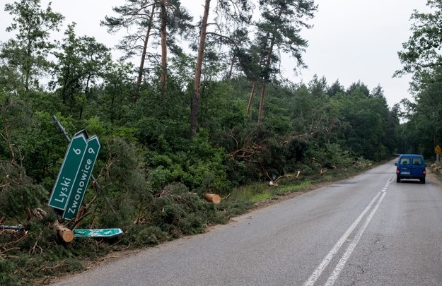 Nawałnice przeszły nad Polską. Ponad tysiąc interwencji w całym kraju