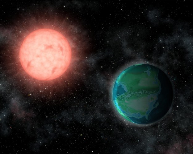 Silne promieniowanie wokół gwiazd typu M może sprzyjać rozwojowi życia tak, jak było na młodej Ziemi /Jack O’Malley-James/Cornell University /Materiały prasowe