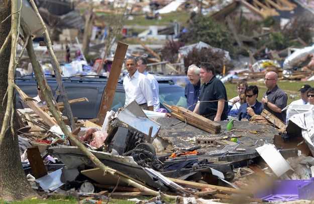 Silne tornado przeszło przez Oklahomę także pod koniec maja. Zginęło wówczas 91 osób /ERIK S. LESSER /PAP/EPA