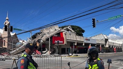 Silne trzęsienie ziemi na Filipinach. Wydano ostrzeżenie przed tsunami