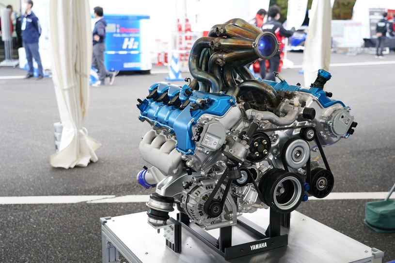 Silnik V8 na wodór zbudowany przez Toyotę /Getty Images