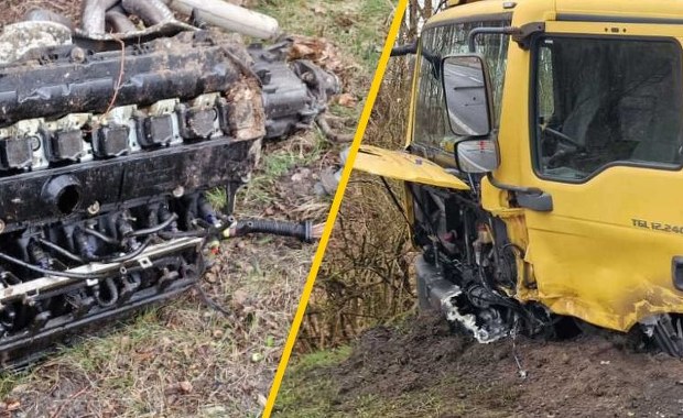 Silnik wyrwany z bmw. 18-latek miał prawo jazdy od dwóch dni