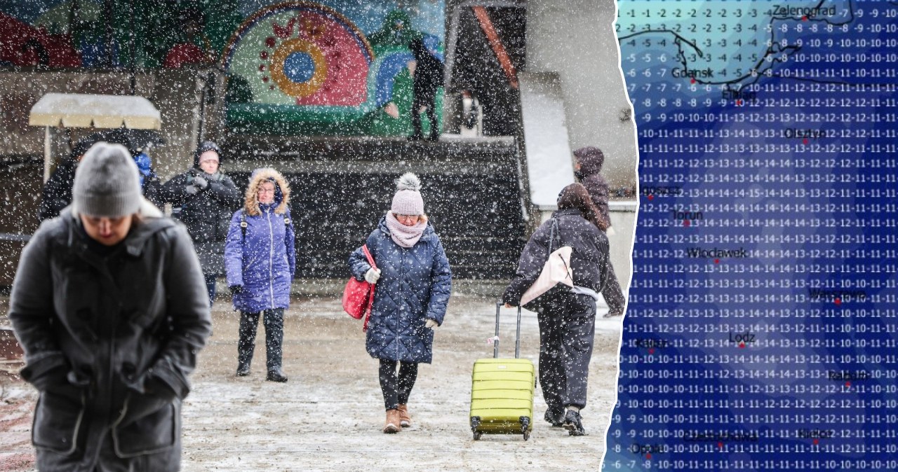 Silny mróz w piątek utrzyma się w całym kraju. Lokalnie w ciągu dnia może być do -11 stopni Celsjusza /Jakub Włodek/Agencja Wyborcza.pl/WXCHARTS /