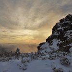 Silny wiatr. Na Śnieżce nawet ponad 140 km/h