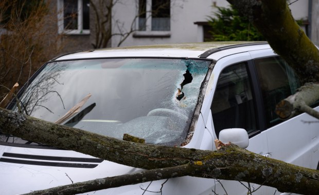 Silny wiatr w Polsce. Ponad 2,7 tys. interwencji strażaków