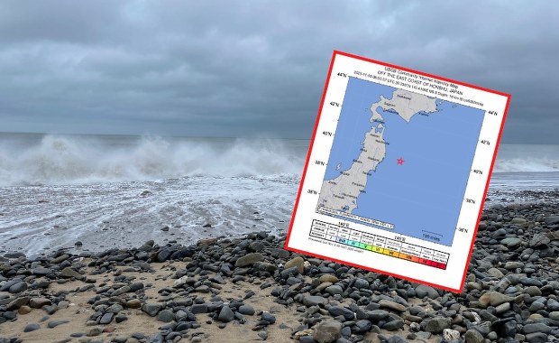 Silny wstrząs u wybrzeży Japonii. Wydano ostrzeżenie przed tsunami