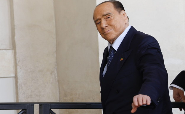 Silvio Berlusconi na zdjęciu z października 2022 roku /Fabio Frustaci /PAP/EPA