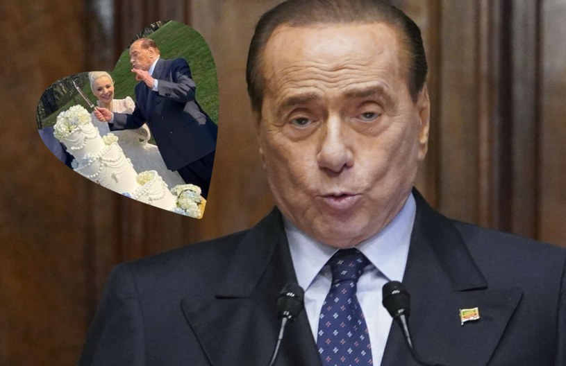 Silvio Berlusconi wziął ślub /materiał zewnętrzny