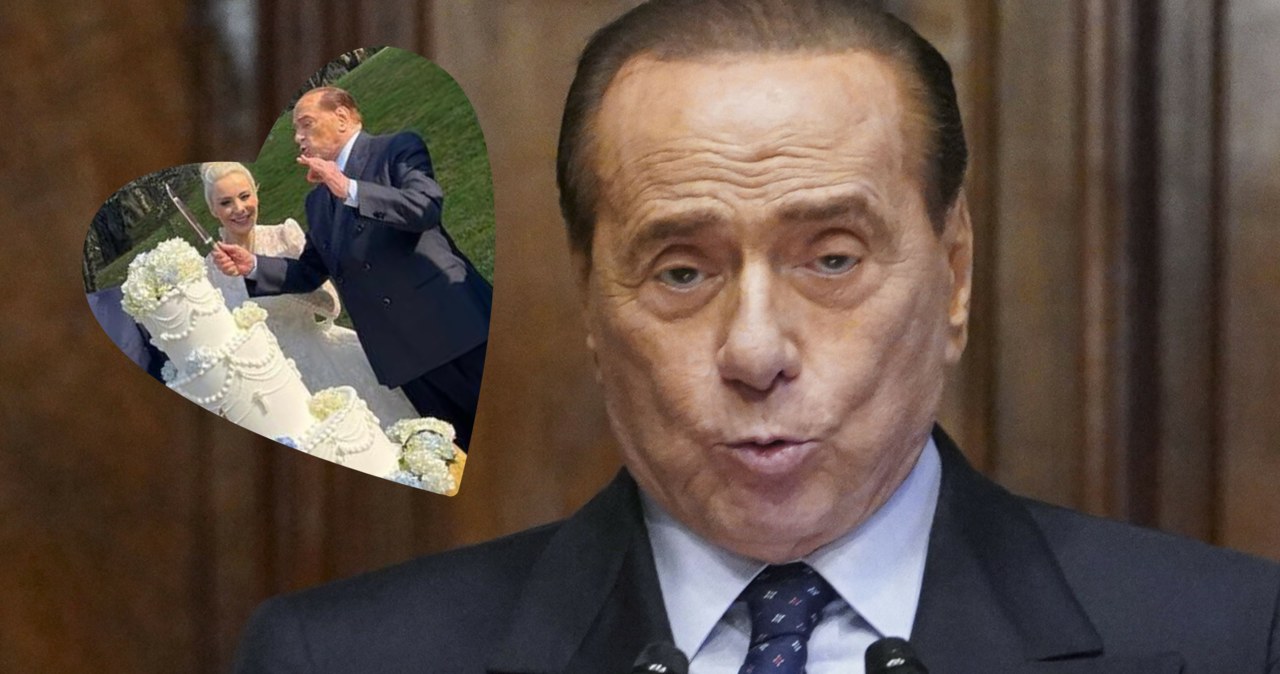 Silvio Berlusconi wziął ślub /materiał zewnętrzny