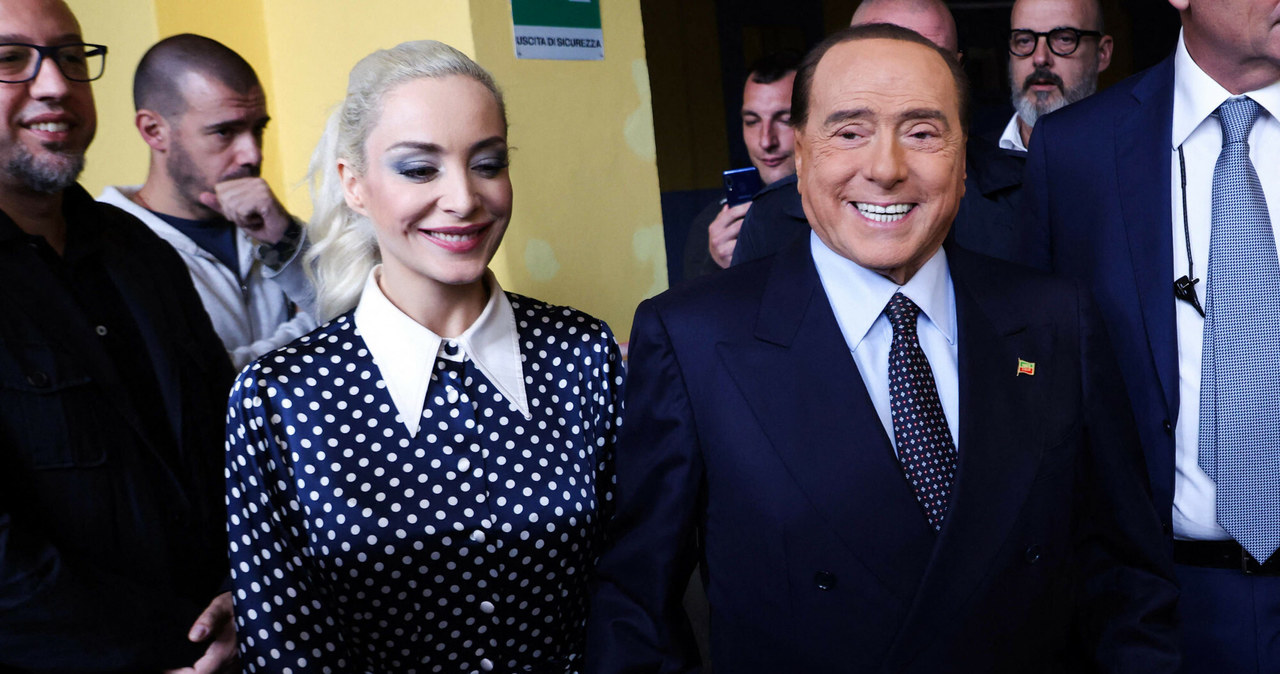 Silvio Berlusconi ze swoją partnerką Martą Fasciną /MATTEO BAZZI/AFP/East News /East News