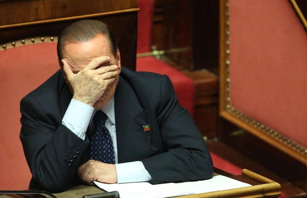 Silvio Berlusconi /ALESSANDRO DI MEO    /PAP/EPA