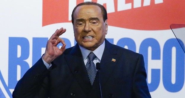 Silvio Berlusconi /Fabio Frustaci /PAP/EPA