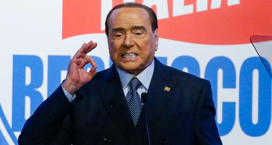 Silvio Berlusconi /Fabio Frustaci /PAP/EPA