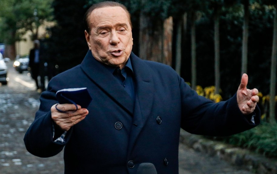 Silvio Berlusconi /Fabio Frustaci /PAP/EPA