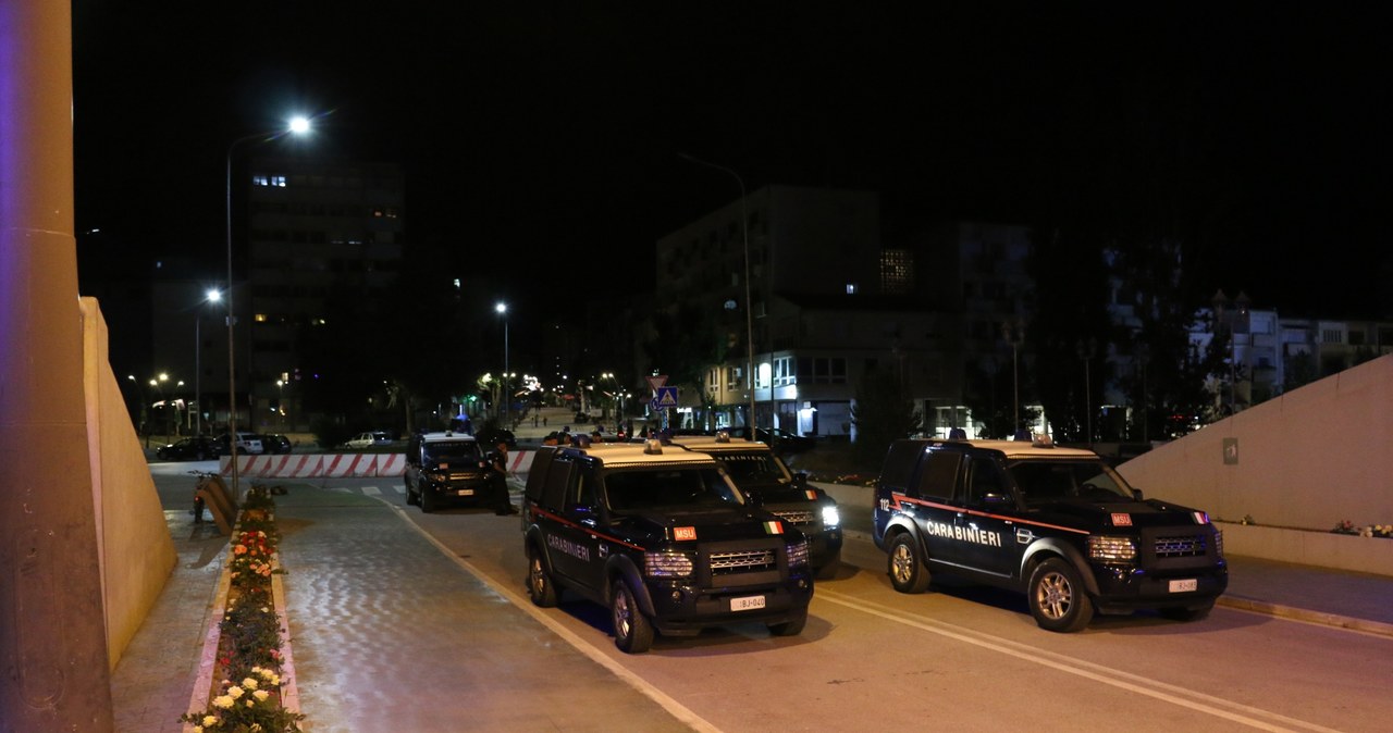 Siły bezpieczeństwa Kosowa blokują drogę w pobliżu granicy z Serbią /Getty Images