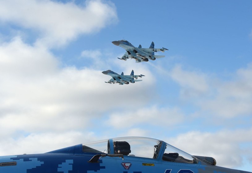 Siły Powietrzne Ukrainy uderzyły w pozycje wroga dziewięć razy w ciągu dnia //SERGEI SUPINSKY / AFP /AFP /AFP