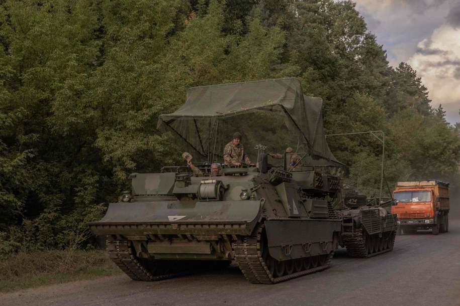 Siły ukraińskie w graniczącym z Rosją obwodem sumskim /ROMAN PILIPEY/AFP /East News