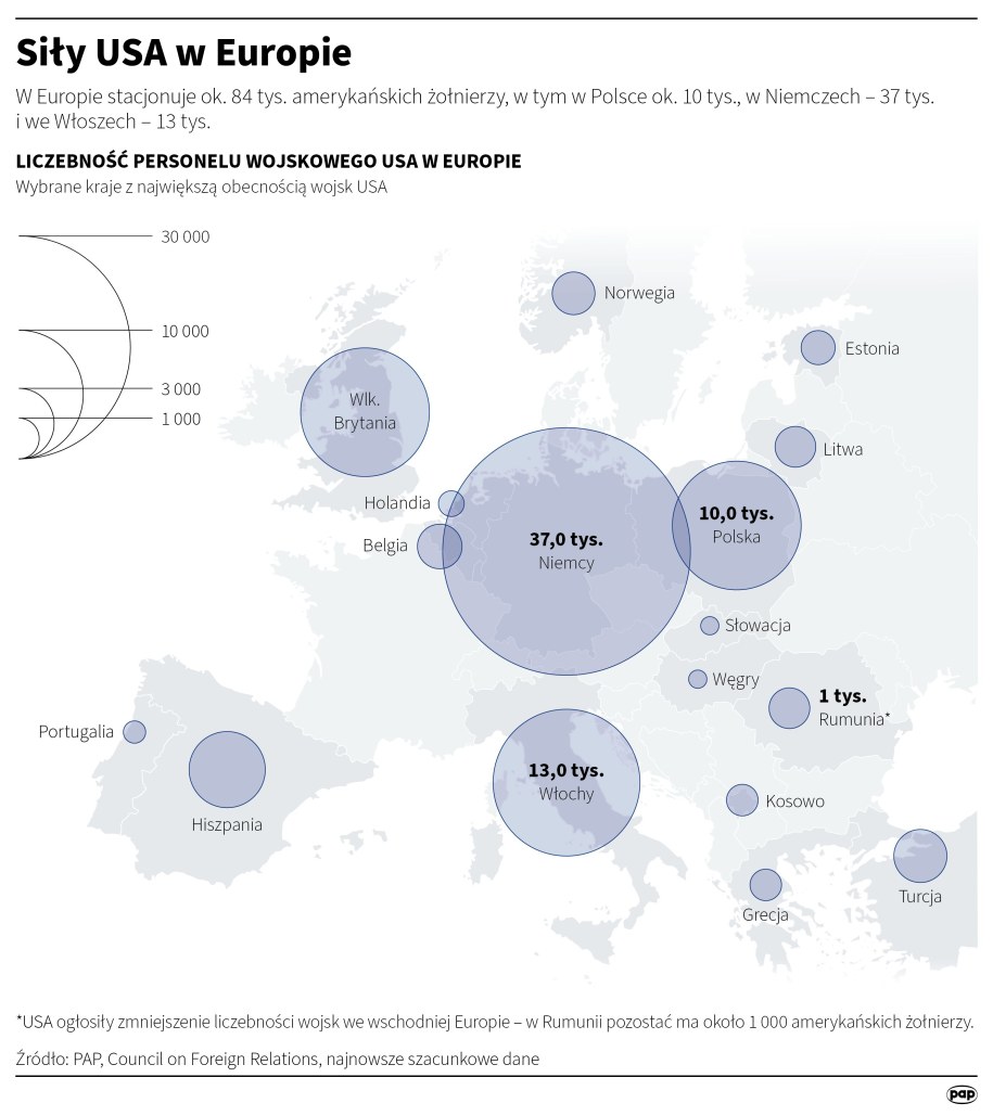 Siły USA w Europie /Mateusz Krymski, Adam Ziemienowicz /PAP