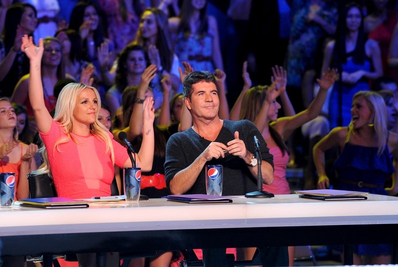 Simon Cowell i Britney Spears /Getty Images
