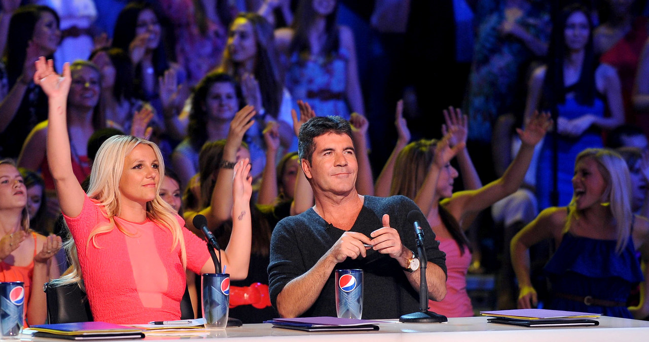 Simon Cowell i Britney Spears /Getty Images