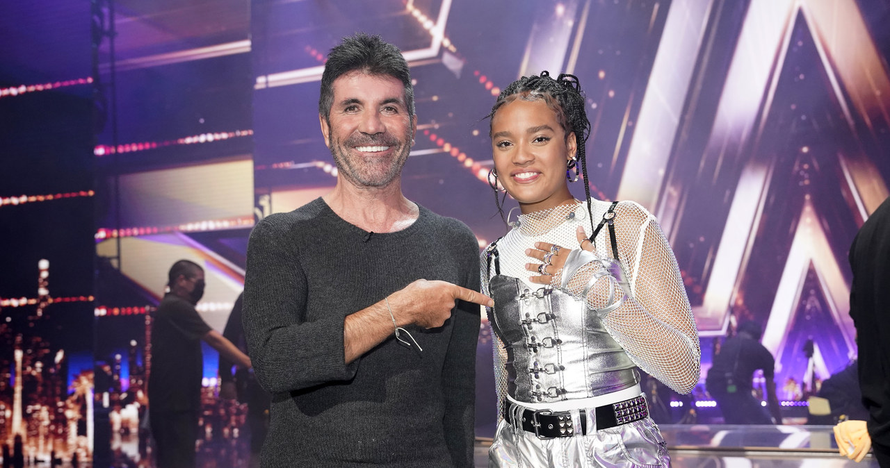 Simon Cowell i Sara James /Trae Patton/NBC /Getty Images