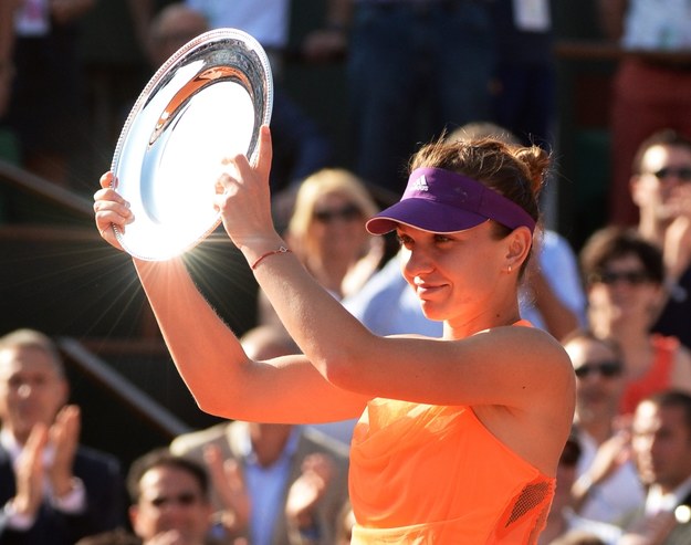 Simona Halep zakończyła turniej w Paryżu na drugim miejscu /CAROLINE BLUMBERG /PAP/EPA