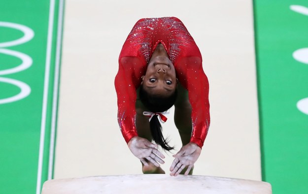 Simone Biles /PAP/EPA/HOW HWEE YOUNG    /PAP/EPA