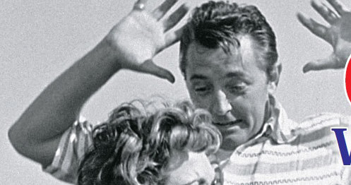 Simone Silva i Robert Mitchum w Cannes /Życie na gorąco