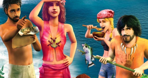 Sims 3: Cast Away - motyw graficzny /Informacja prasowa