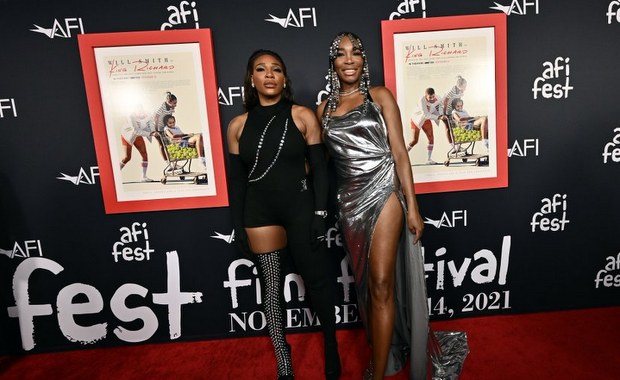 Siostry Williams na czerwonym dywanie. Premiera filmu "King Richard"