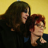 Sir Ozzy i Lady Sharon Osbourne'owie /AFP