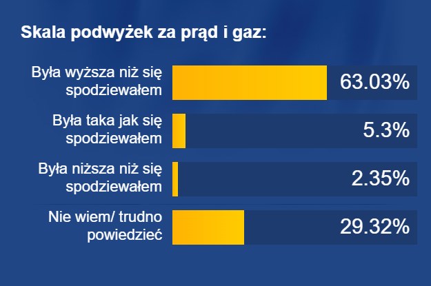 Skala podwyżek za prąd i gaz /RMF FM /RMF FM