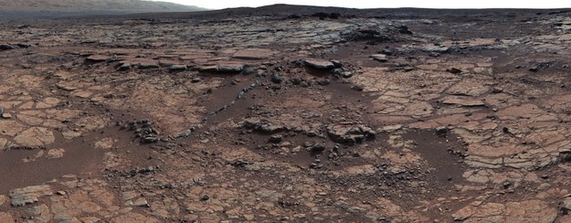 Skały z rejonu badań, prowadzonych przez Curiosity /NASA/JPL-Caltech/MSSS /materiały prasowe