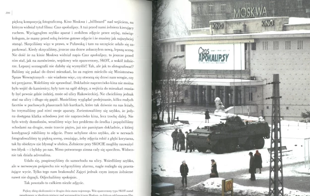 photo by Chris Niedenthal - armoured car in front of the Moskva cinema, where ‘Apocalypse Now’ was playing