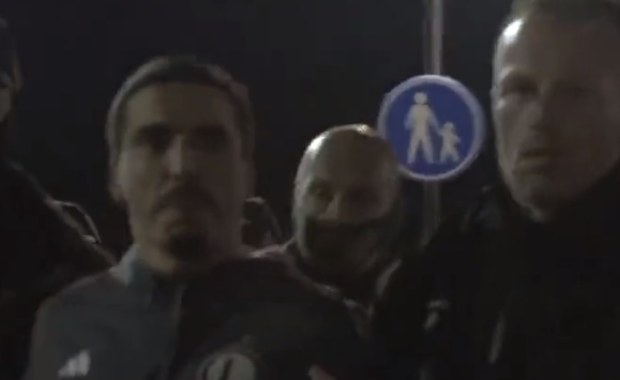 Skandal po meczu. Piłkarze Legii w kajdankach, Mioduski uderzony przez ochronę