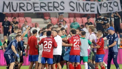 ​Skandaliczny transparent izraelskich kibiców podczas meczu Rakowa