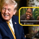 Skandaliczny wpis Trumpa. Obama i jego żona jako małpy